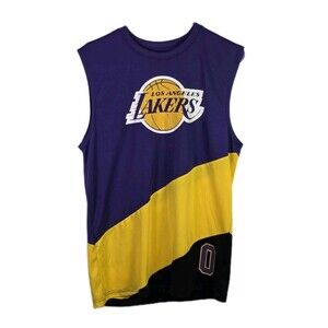 NBA Los Angeles Lakers Purple & Yellow Medium  #8 Westbrook Jersey